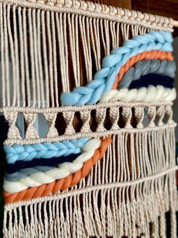 Colorful Macrame Tapestry Hotel Decorations