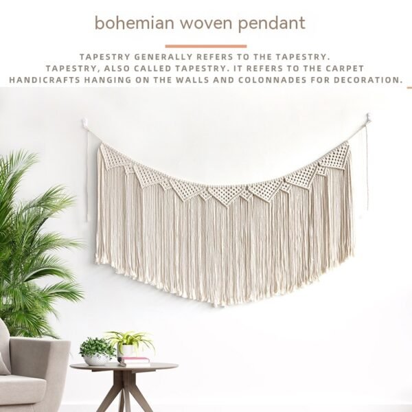 Hand-woven Macrame Tapestry