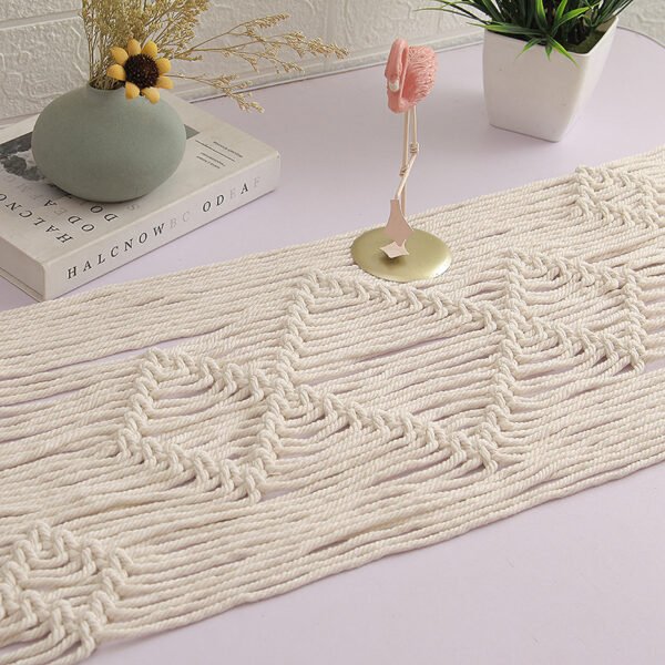 macrame table runner