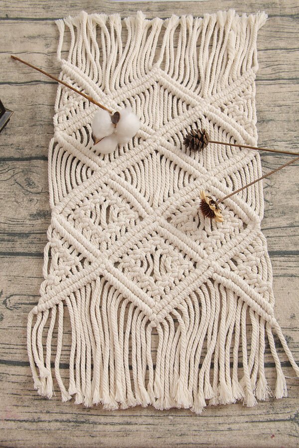 macrame table runner