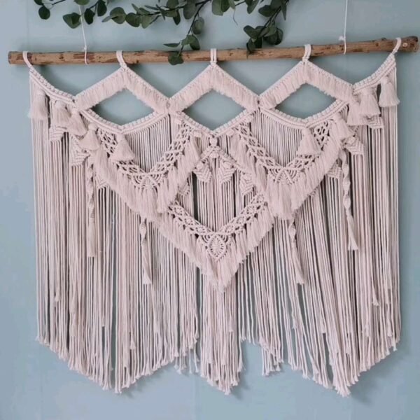 Hand-woven Macrame Tapestry Nordic Decoration