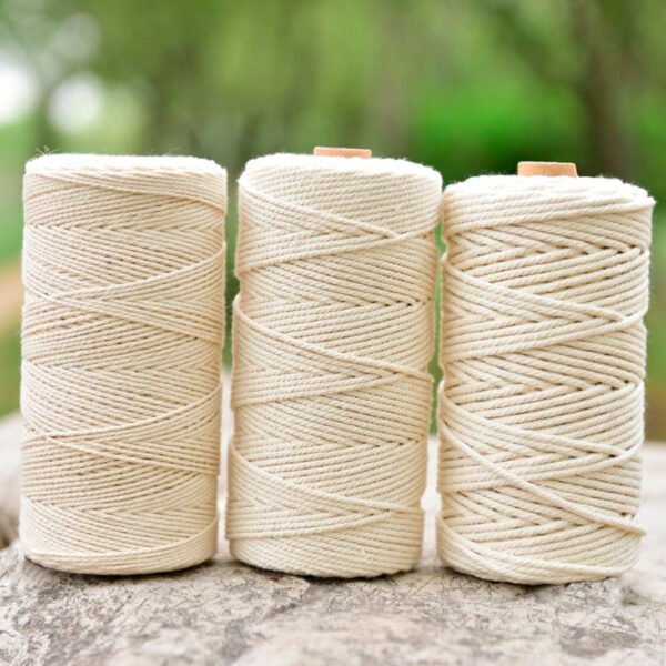 Macrame White decorative cotton cord