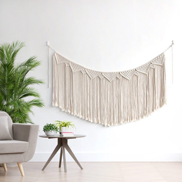 Hand-woven Macrame Tapestry