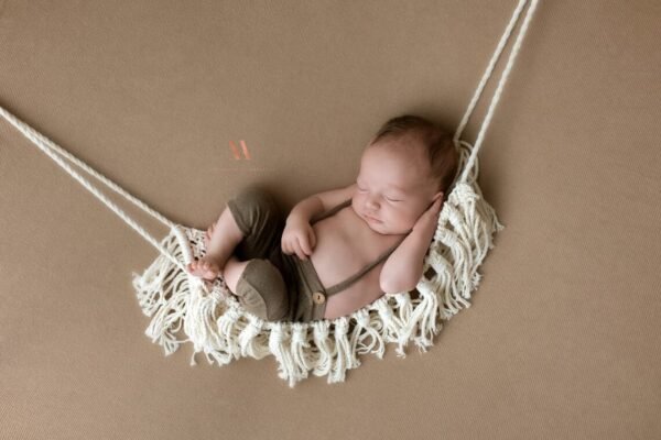 Photography Props Crib Macrame Hammock