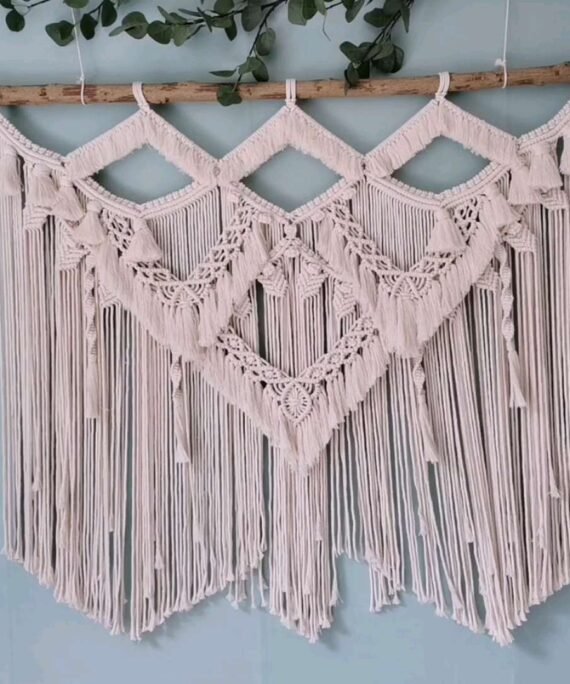 Hand-woven Macrame Tapestry Nordic Decoration