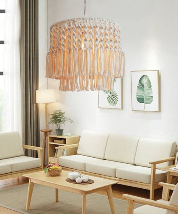 Macrame lightshade Living Room Bedroom Decoration