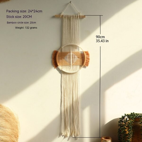 Bohemian Creative Wooden Stick Bamboo Tapestry