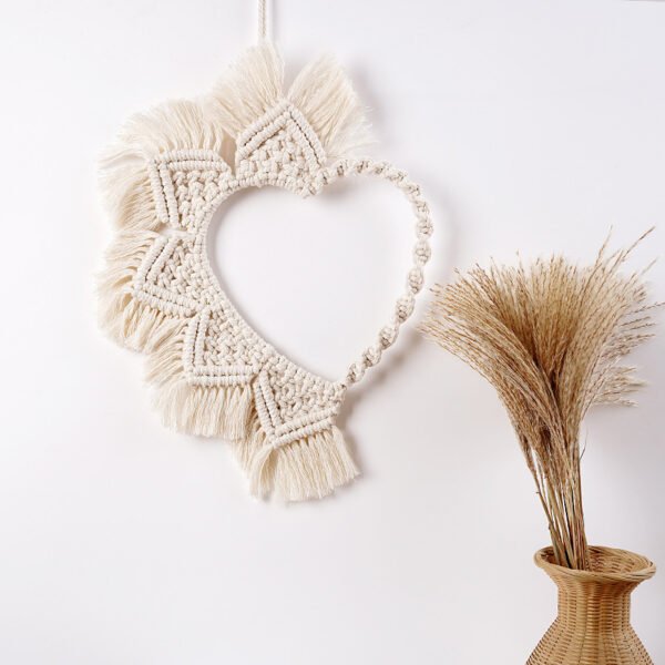 Macrame mirror Nordic Style Hand-woven Tapestry