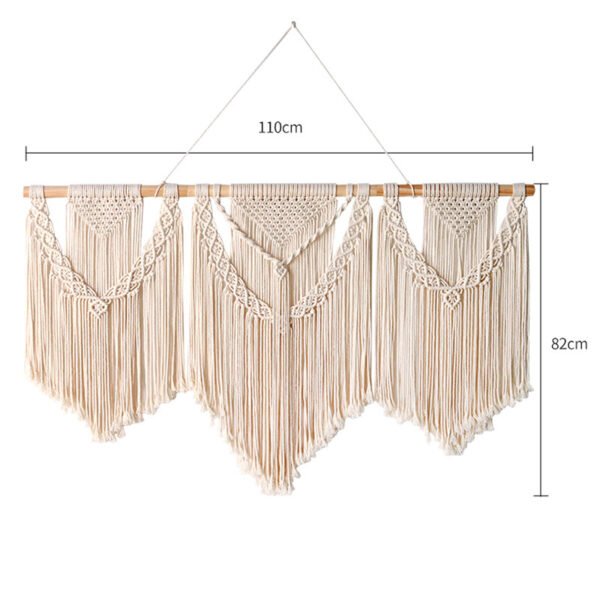 Hand-woven Macrame Tapestry Door Curtain