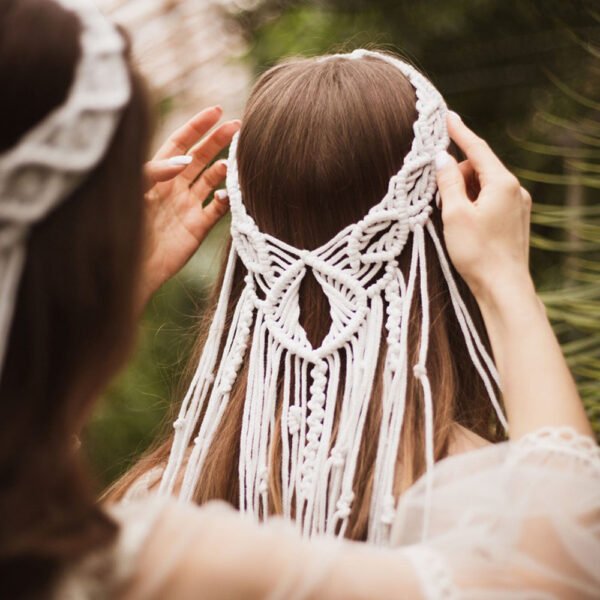 Wedding Macrame Headband