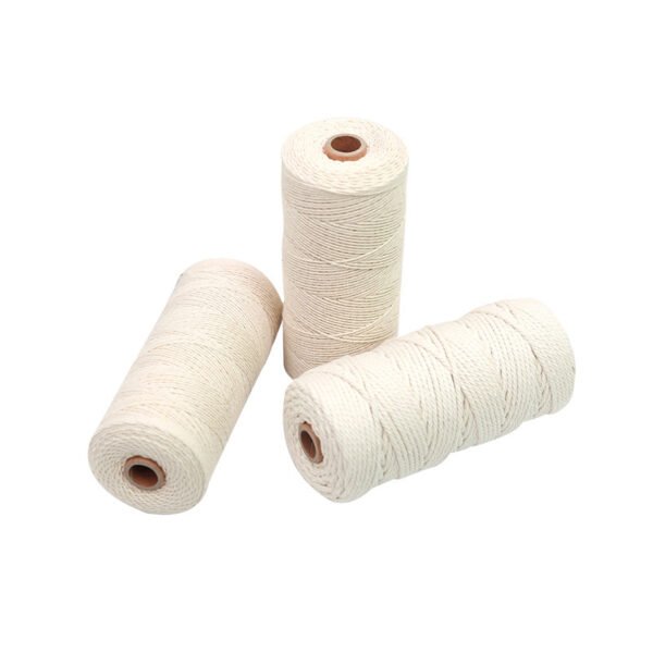 White decorative cotton cord