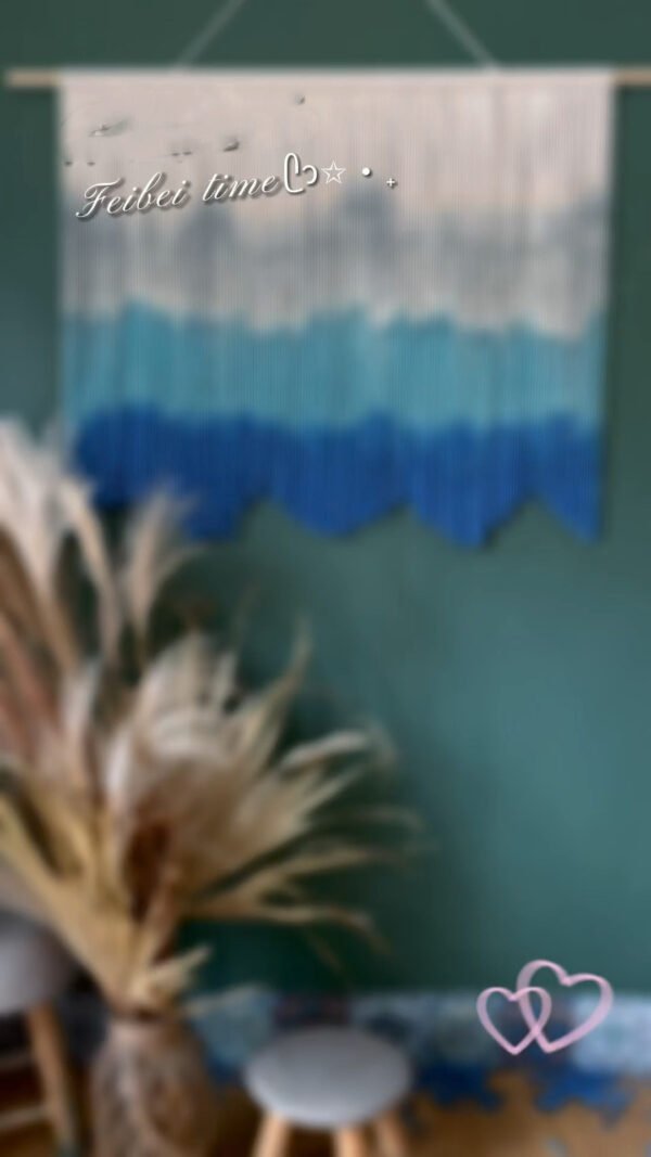 Bohemian Handmade Woven Dyed Tapestry