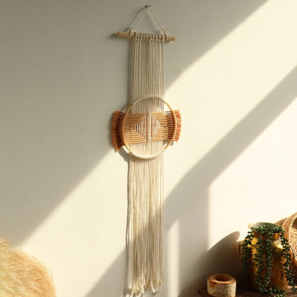 Bohemian Creative Wooden Stick Bamboo Tapestry