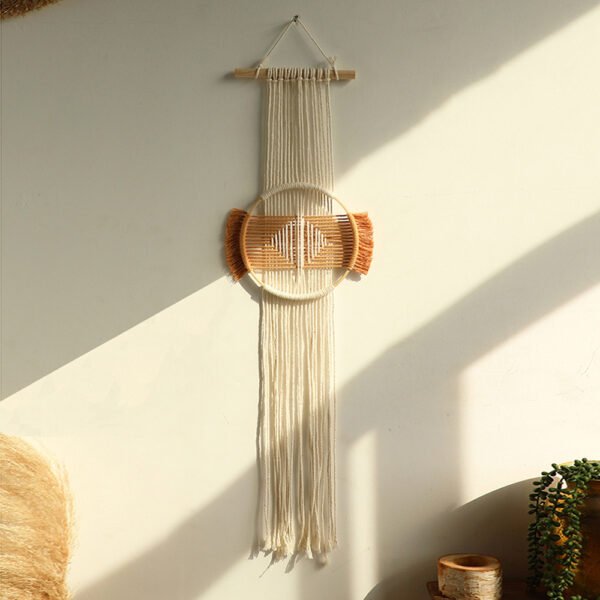 Bohemian Creative Wooden Stick Bamboo Tapestry