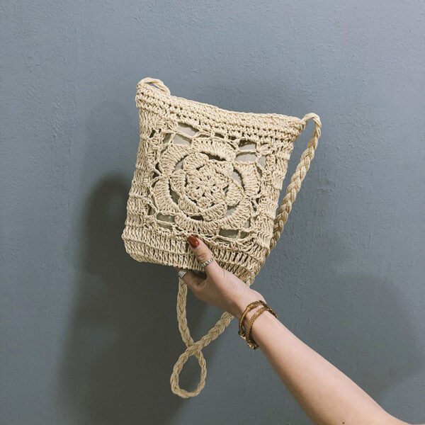 Bohemian Woven Hollow Beach Bag