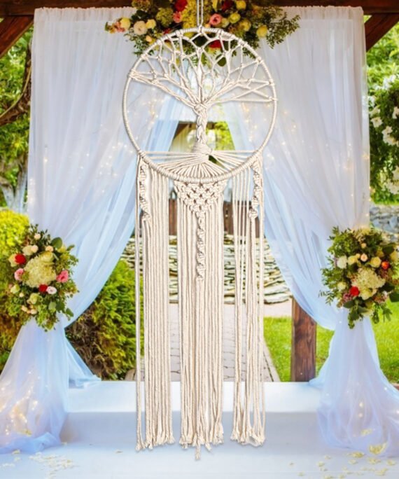 Hand Woven Macrame Dream Catcher