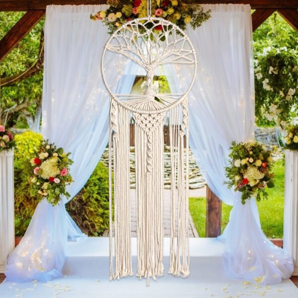 Hand Woven Macrame Dream Catcher