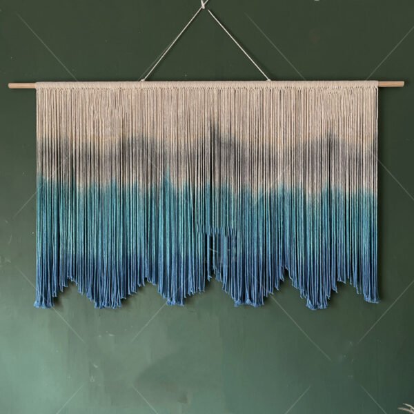 colorful macrame wall hanging tapestry