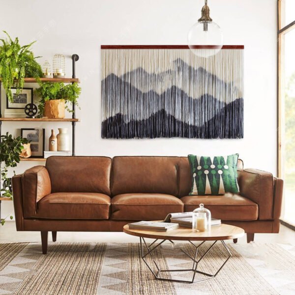 Bohemian Hand-Dyed Living Room Macrame Tapestry