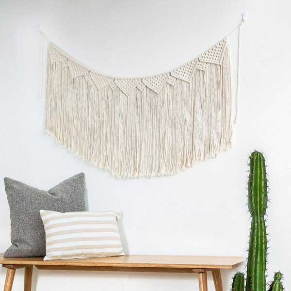 Hand-woven Macrame Tapestry