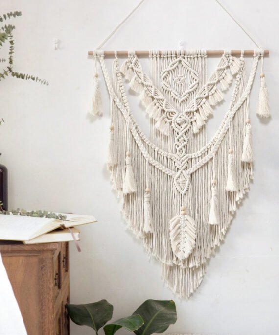 Cotton Rope Woven Tapestry Wall Decoration