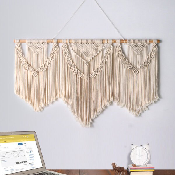 Hand-woven Macrame Tapestry Door Curtain