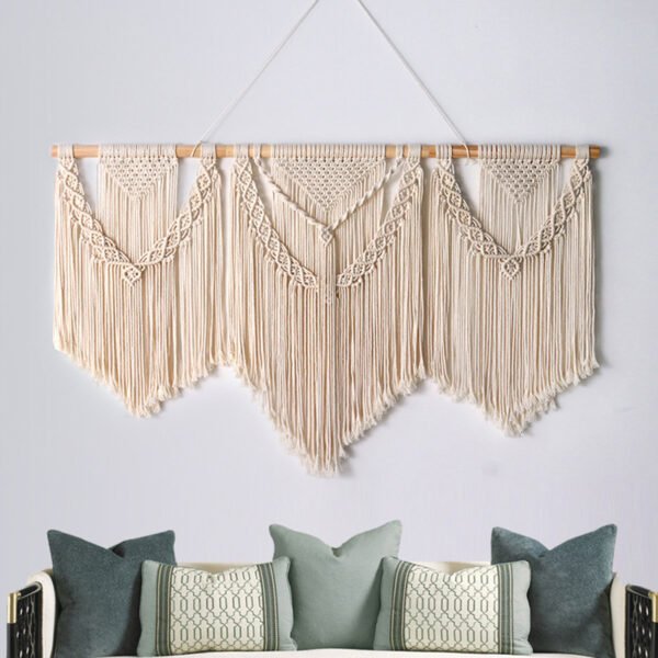 Hand-woven Macrame Tapestry Door Curtain