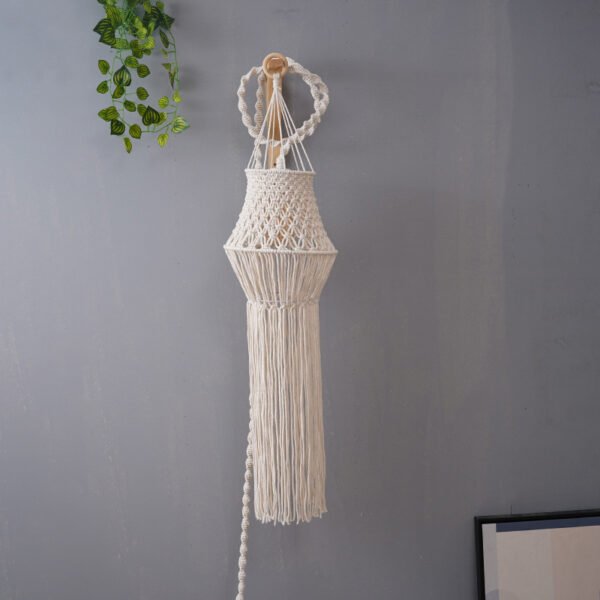 Bohemian Hand-woven Macrame Lampshade