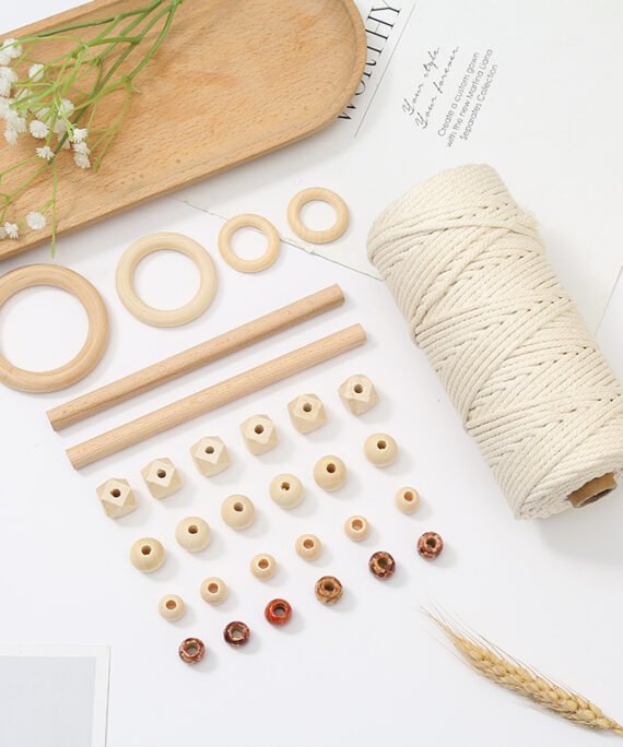 Macrame Cotton Rope Diy Material Bag