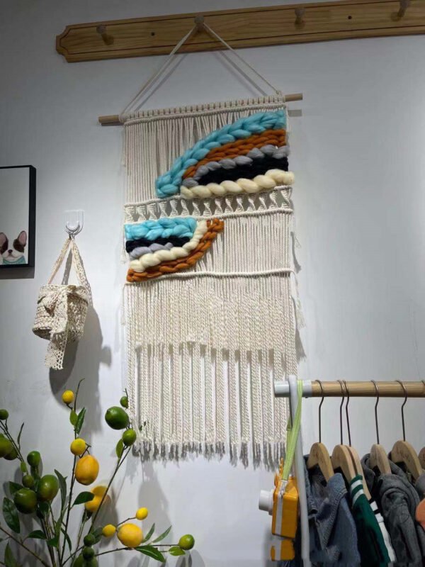 Colorful Macrame Tapestry Hotel Decorations