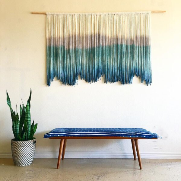 colorful macrame wall hanging tapestry