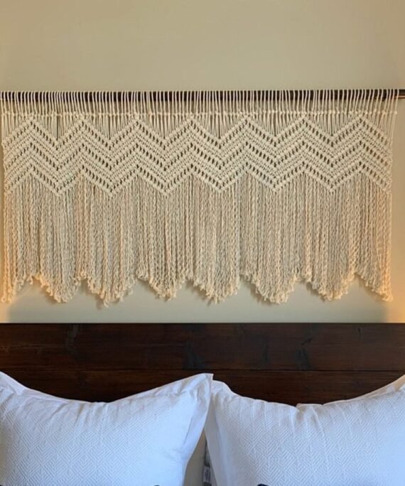 Cotton Rope Woven Tapestry