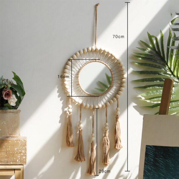 Macrame Wooden Bead Tapestry