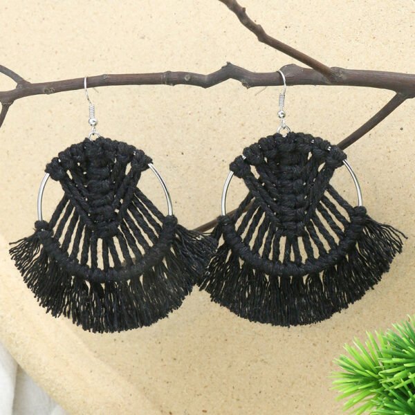 Bohemian Macrame Earrings Handmade