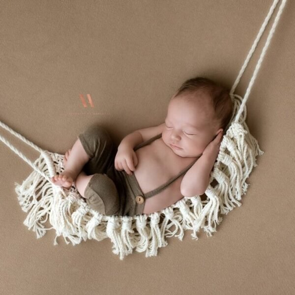 Photography Props Crib Macrame Hammock