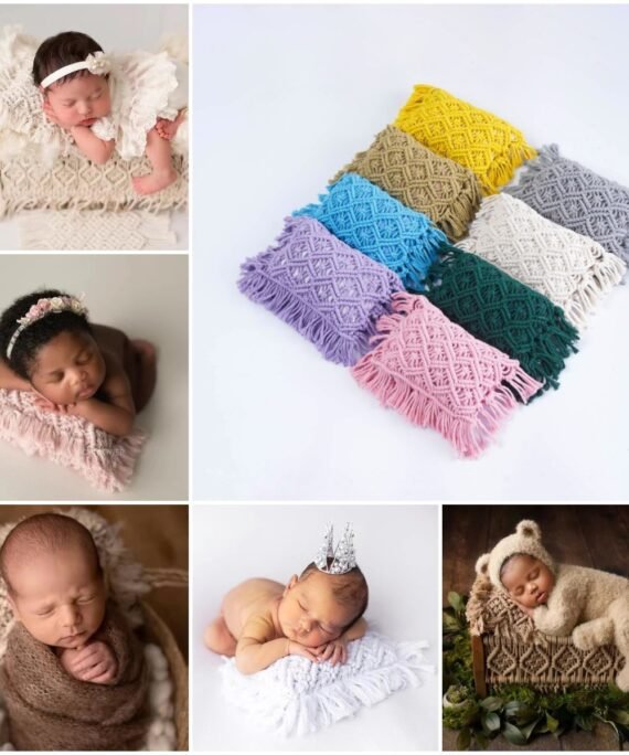 Macrame newborn Pillow