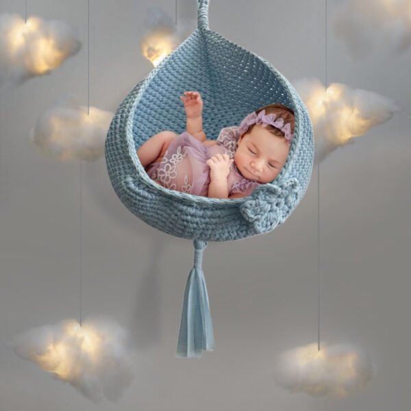 Newborn Photography Macrame Hammock