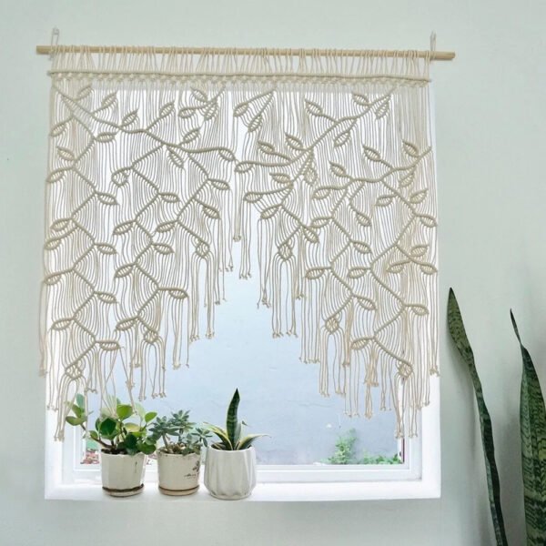 Room Decor Hand Woven Tapestry Wall Curtains