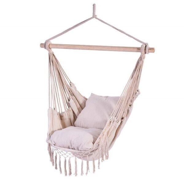 Macrame hammock chair