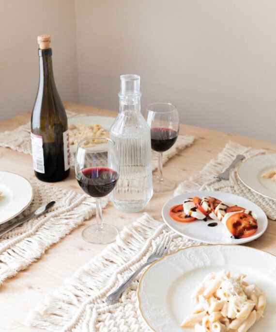 Handmade Woven Macrame Table Runner