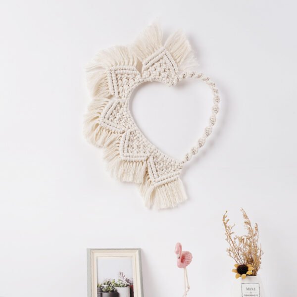 Macrame mirror Nordic Style Hand-woven Tapestry