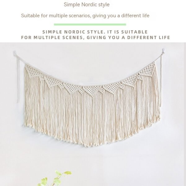 Hand-woven Macrame Tapestry