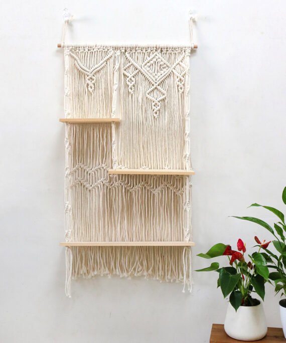 Cotton String Hand-woven Tapestry