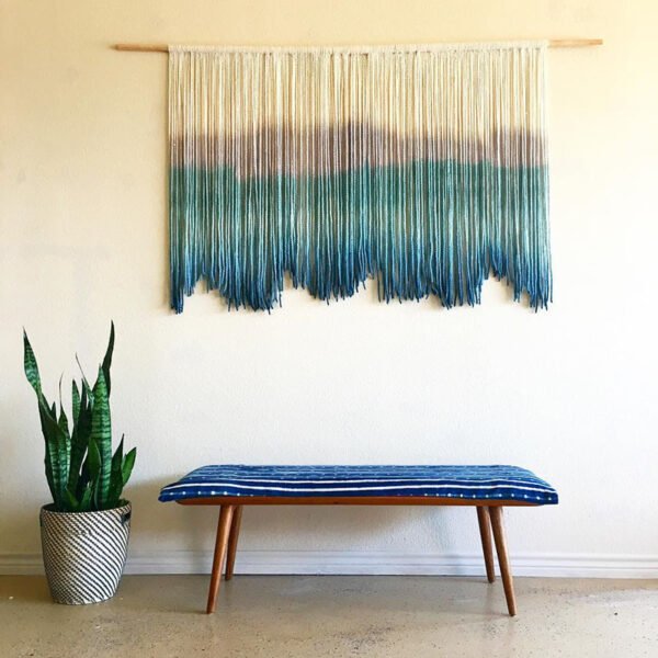 Bohemian Handmade Woven Dyed Tapestry