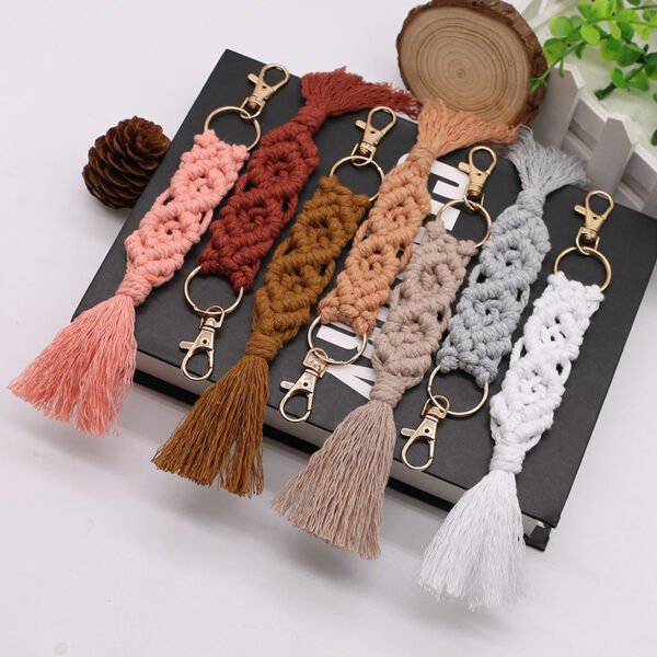 Macrame keychaine Cotton String