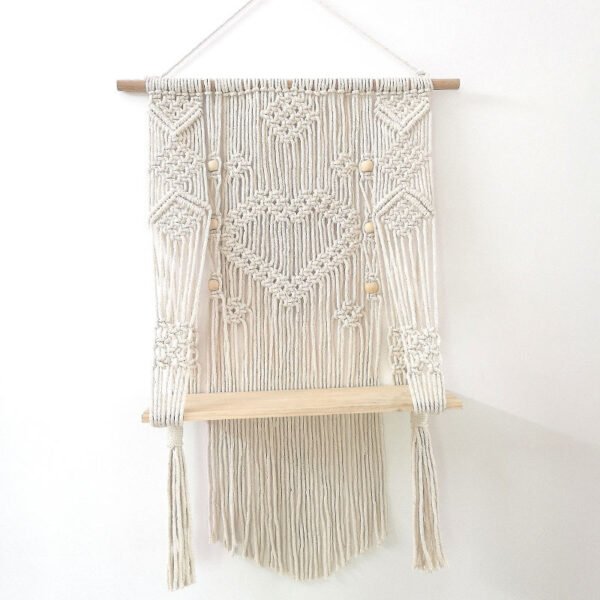 Macrame plant hanger Knitted Thread