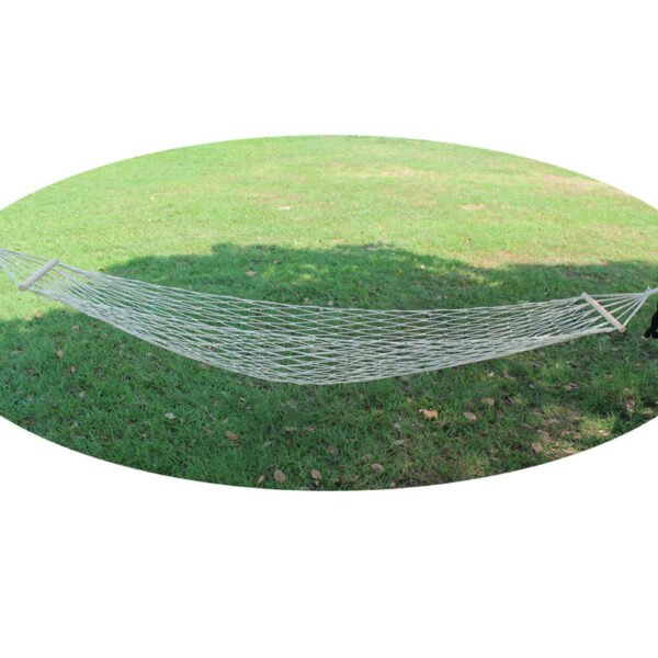 Outdoor Indoor macrame Hammock With Wooden Sticks