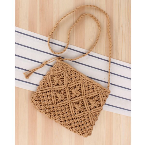 Macrame shoulder bag