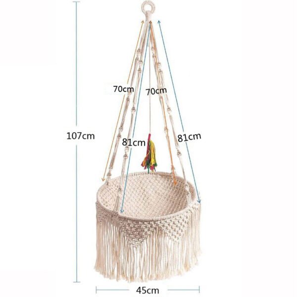 Macrame cat swing Nordic Bohemian