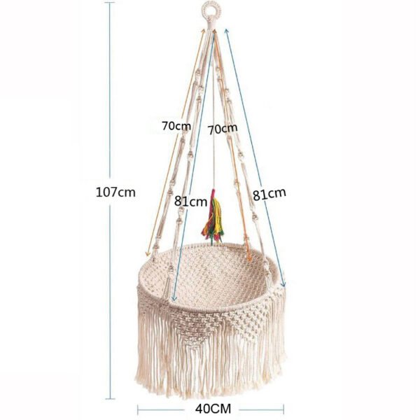 Macrame cat swing Nordic Bohemian